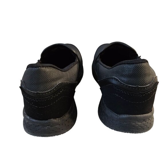 TredSafe Slip Resistant Shoes Mens 9.5 Work Loafers Slip On Black NEW - Picture 7 of 10